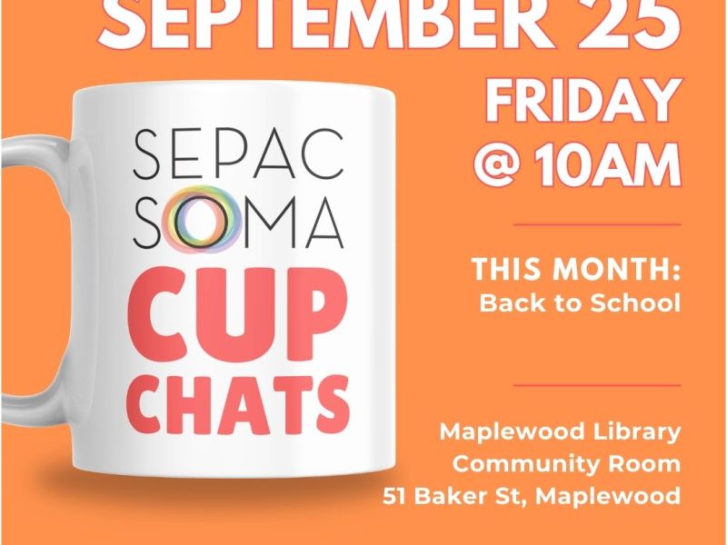 Meeting: Cup Chats – Back to School, September&nbsp;2026